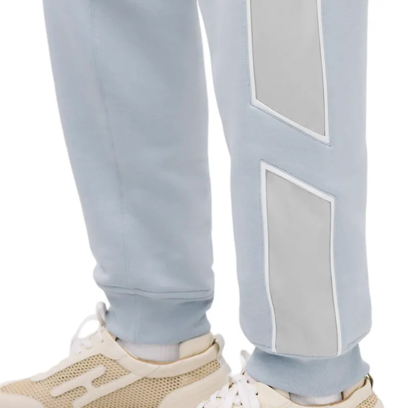 HERMES Knitted Sports Pants Men's Blue-3