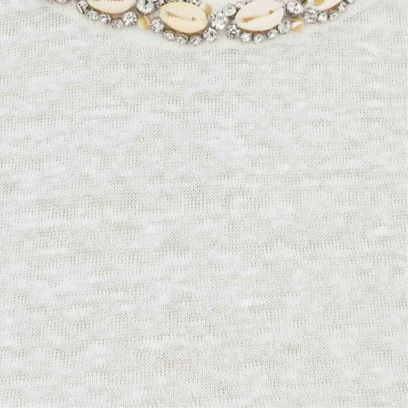 Zimmermann Illuminate Embellished T Shirt-5