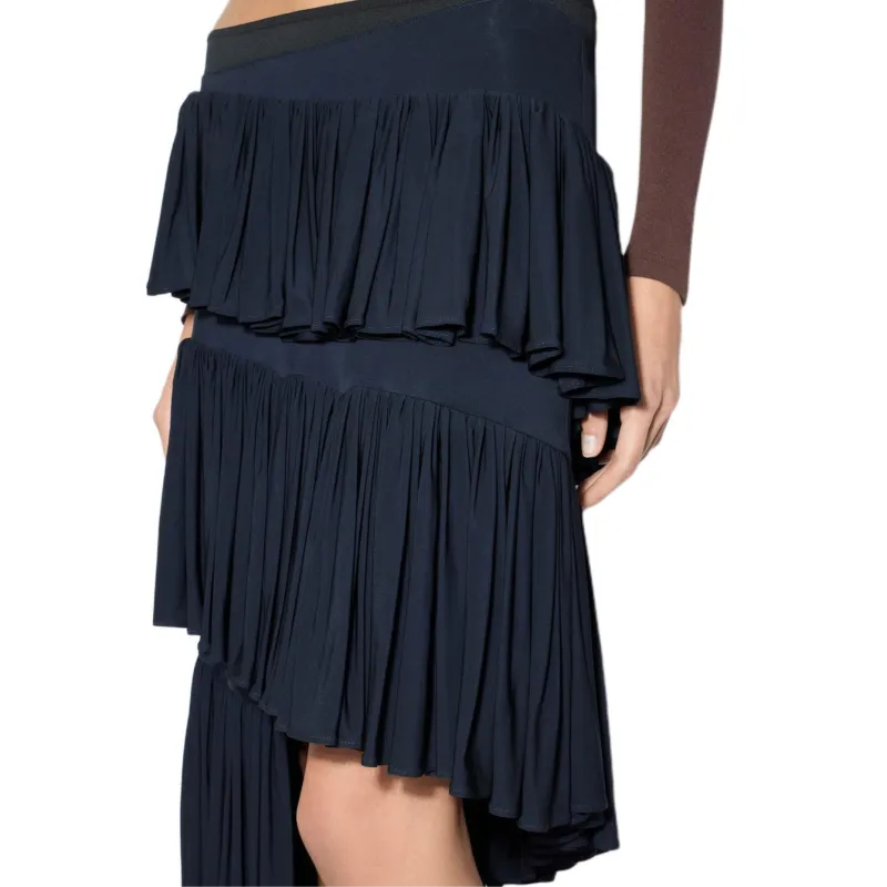 Alaia Spiral Jersey Mini Skirt-5
