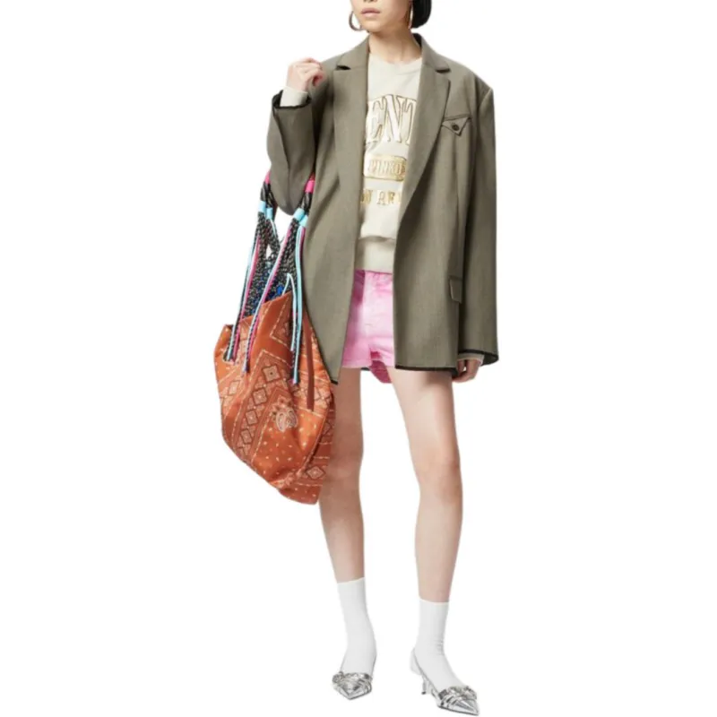 PINKO Logo Printed Crewneck Sweatshirt-3