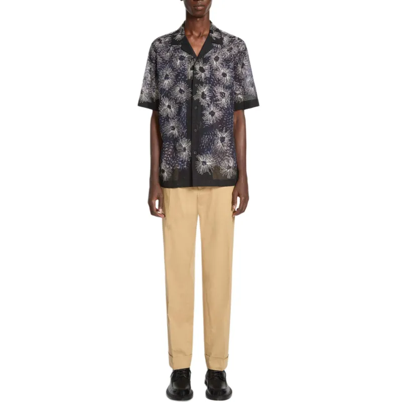 DRIES VAN NOTEN Pressed crease Trousers-1