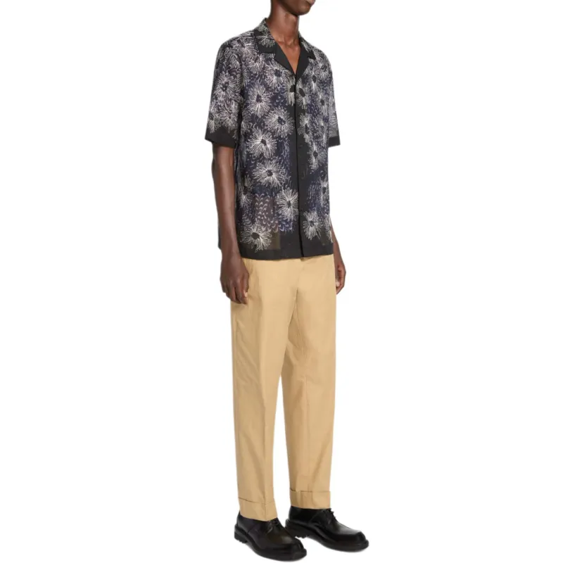 DRIES VAN NOTEN Pressed crease Trousers-3