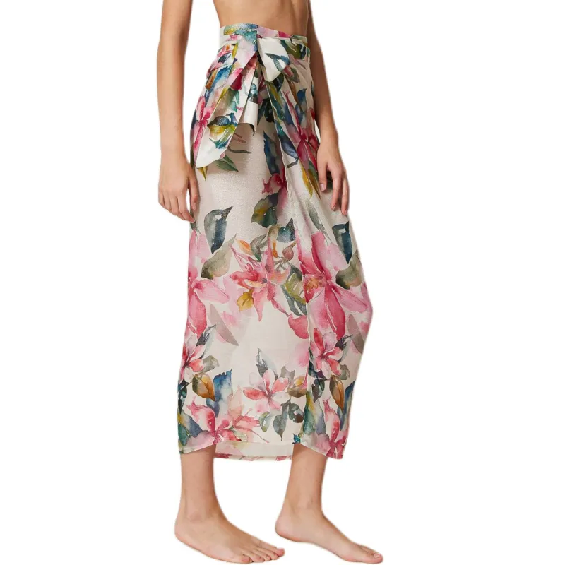 Twinset Floral print Cover up-3