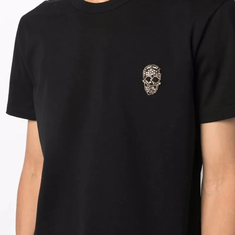 Alexander McQueen Embellished Skull T Shirt-4