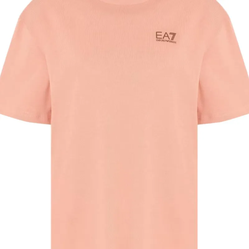 EMPORIO ARMANI EA7 Regular T Shirt Women's Pink-1