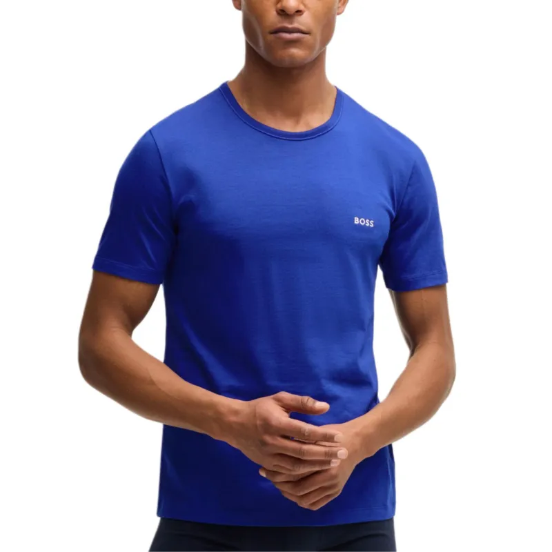 HUGO BOSS T Shirt Men's 3 Pack Gray+Dark Blue+Light Blue-3