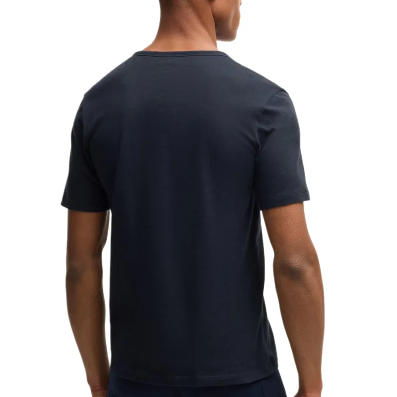 HUGO BOSS T Shirt Men's 3 Pack Gray+Dark Blue+Light Blue-4