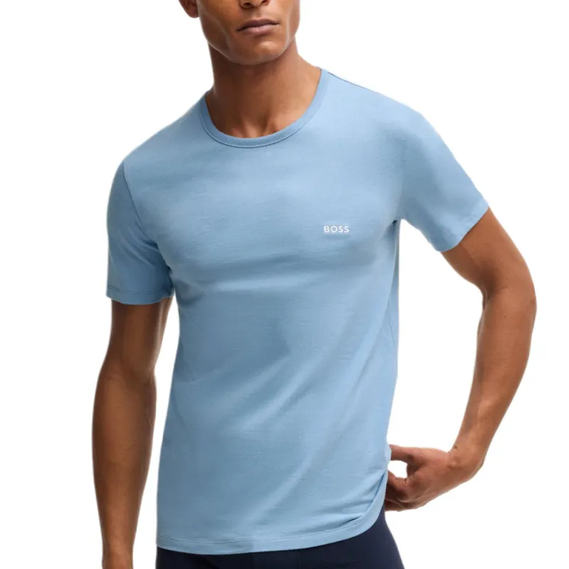 HUGO BOSS T Shirt Men's 3 Pack Gray+Dark Blue+Light Blue-2