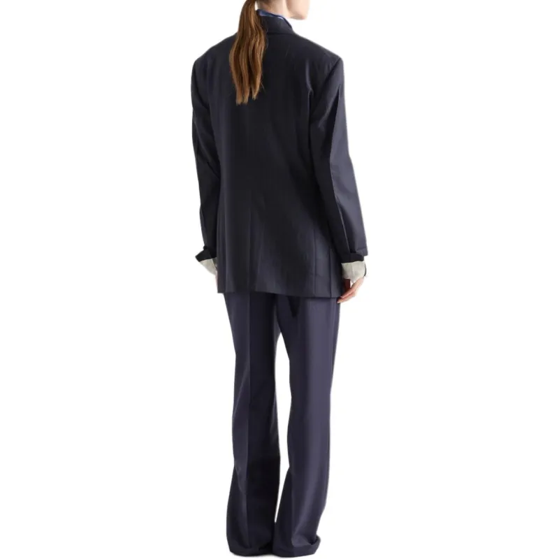 PRADA Double Breasted Tailored Blazer-3