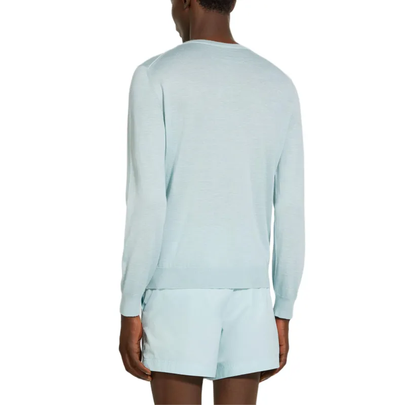 Ermenegildo Zegna Mélange Crew neck Sweater-2