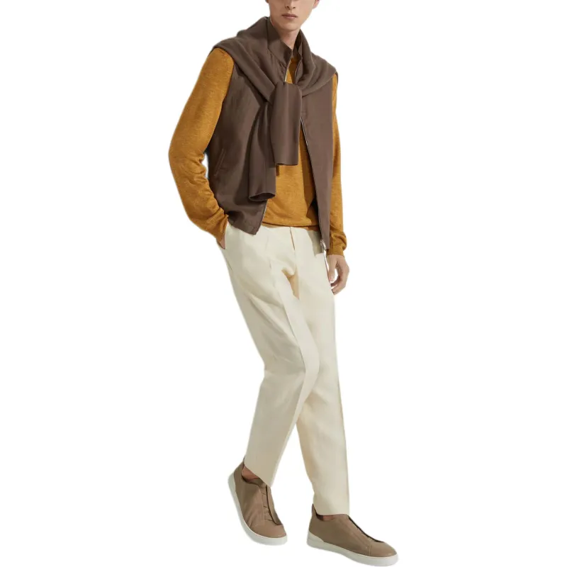 Ermenegildo Zegna Mélange Crew neck Sweater-4