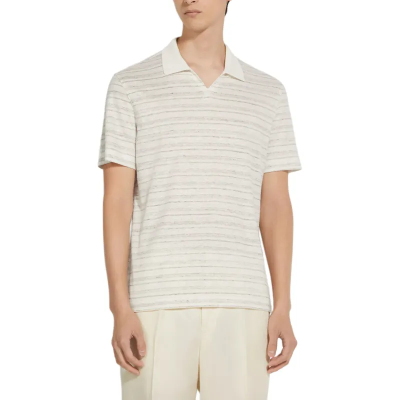 Ermenegildo Zegna Cotton silk Polo Shirt-1