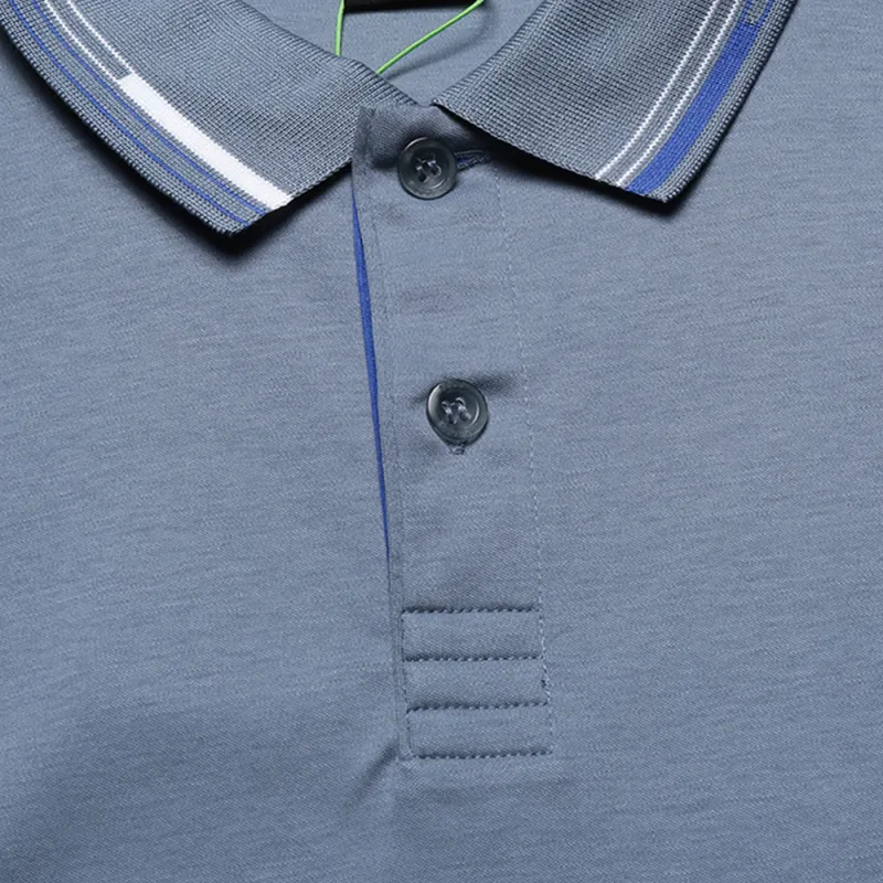HUGO BOSS Polo Shirt Men's Haze Blue-2