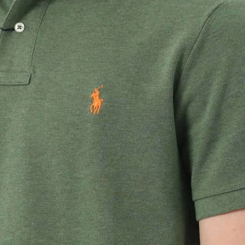 Polo Ralph Lauren Logo Embroidered Straight Hem Polo Shirt-3