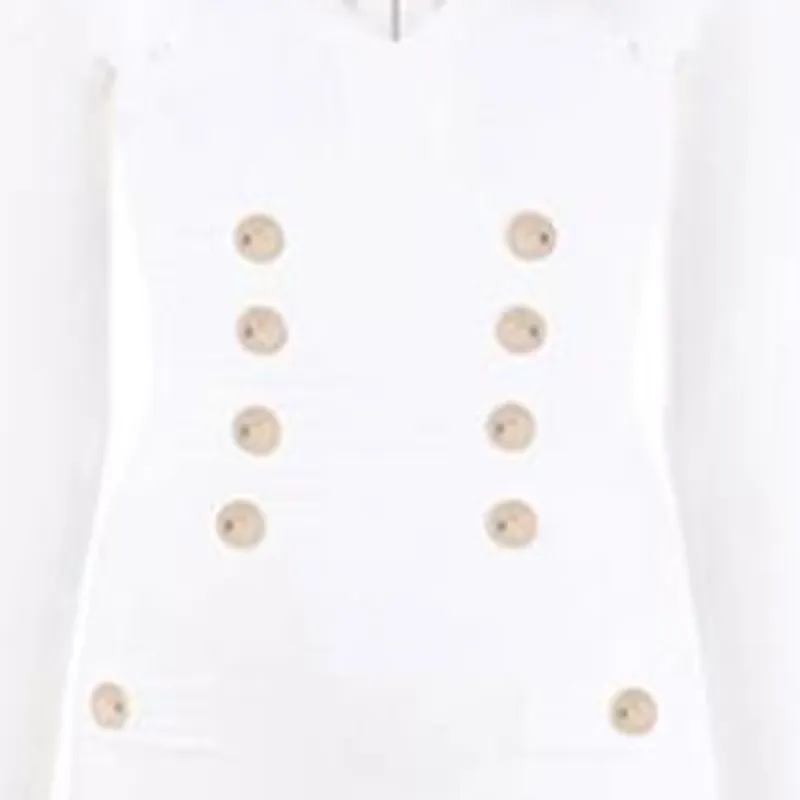 PINKO SS22 Long Sleeved Dress Women's White-4