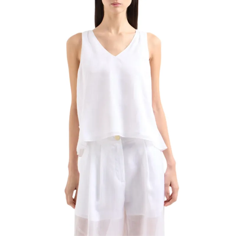 ARMANI EXCHANGEAE Tank Top Women's White-1
