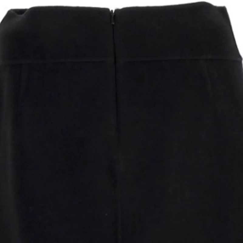 MaxMara Fitted Virgin Wool Miniskirt-1