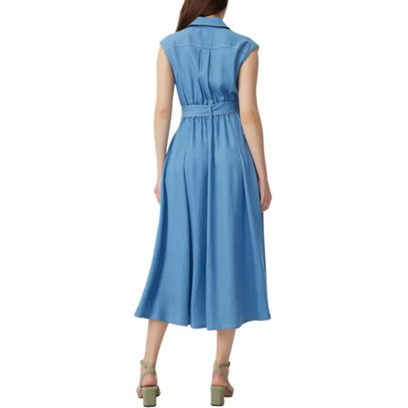 Diane Von Furstenberg FW25 Sleeveless Dress Women's Blue-2