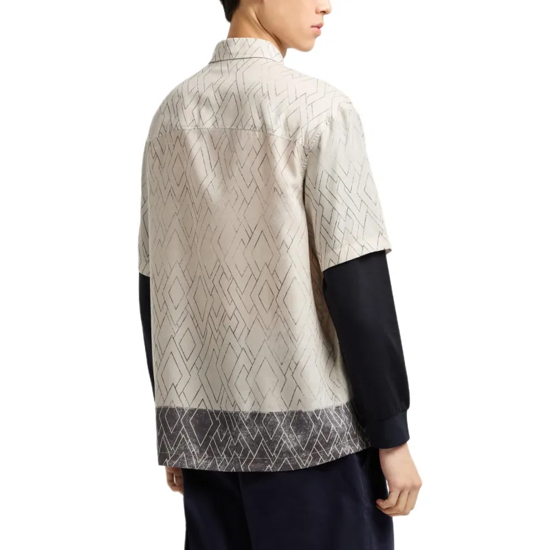 EMPORIO ARMANI Shirt Men's Beige-2