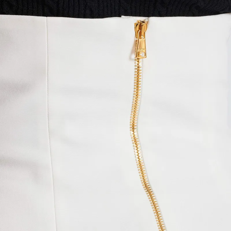 BALMAIN Decorative button Mini Skirt-6