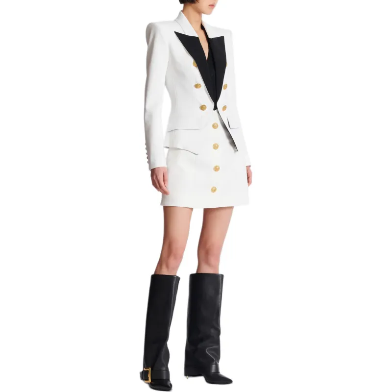 BALMAIN Two tone Jacket-4