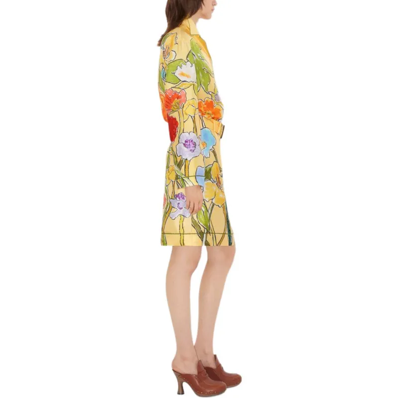 Burberry Casual Short Skirts Women's Yellow-3