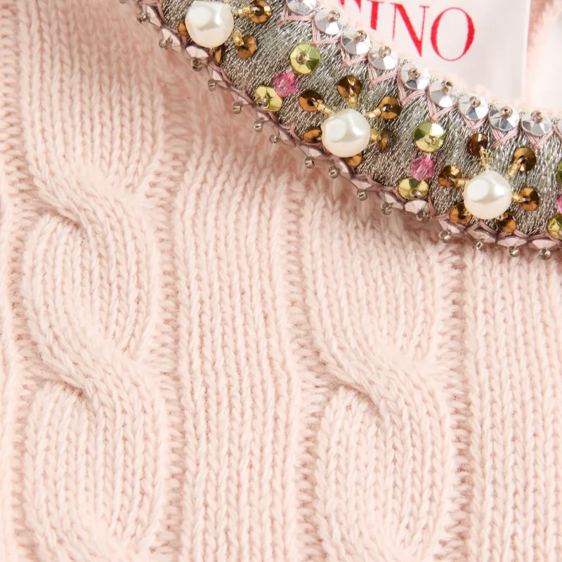 Valentino SS25 Sweater Women's Pink-2