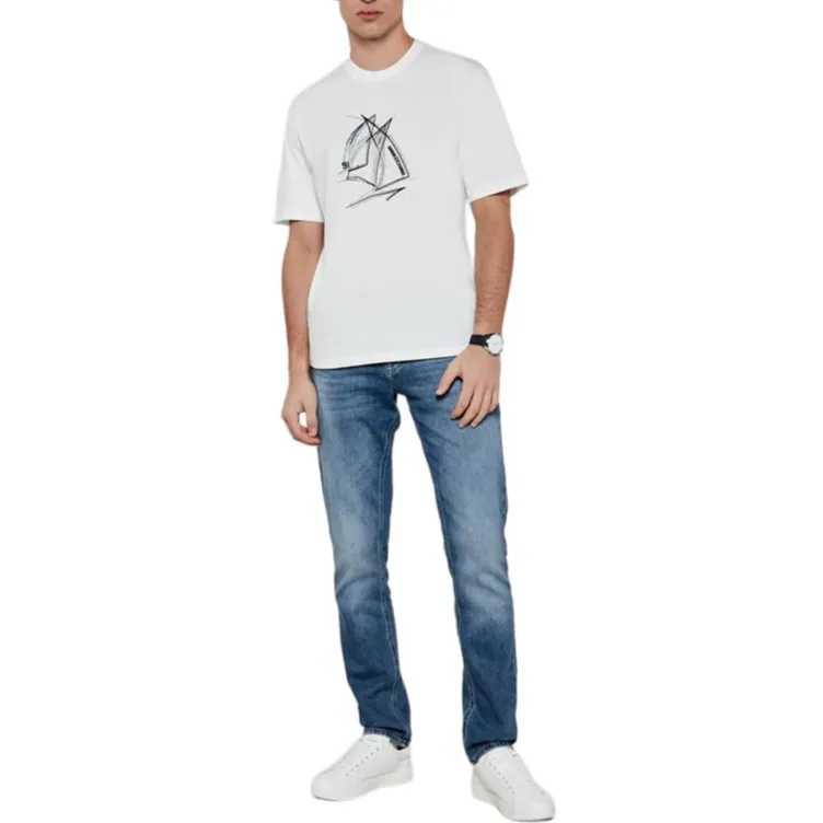 EMPORIO ARMANI SS25 T Shirt Men's White-1