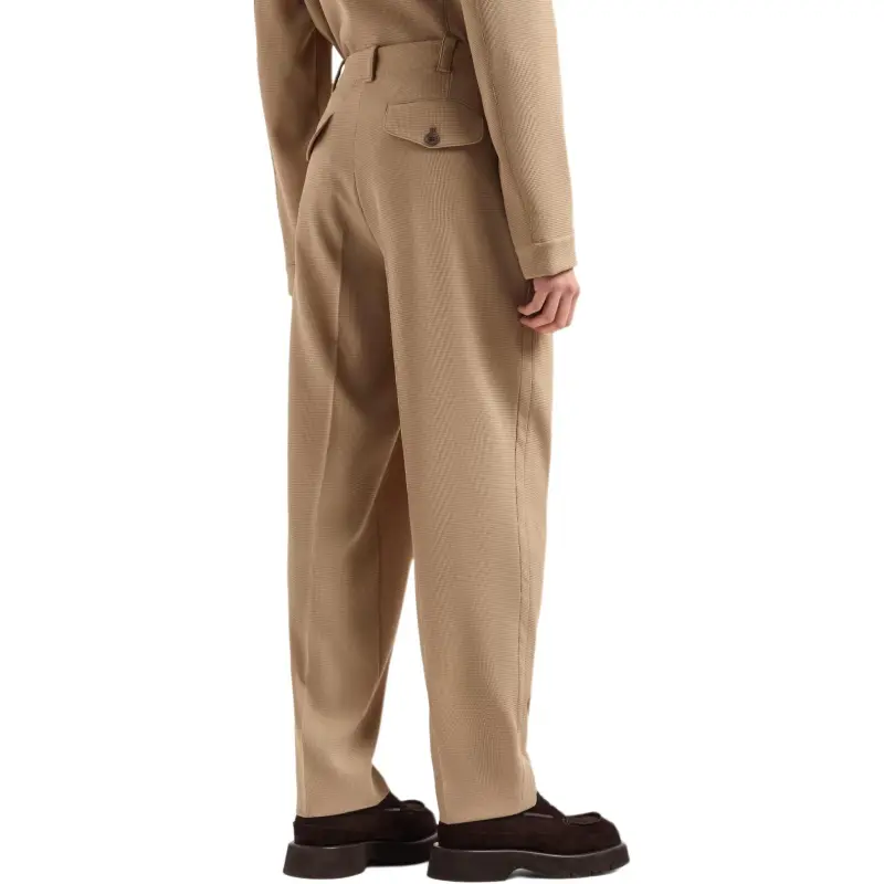 EMPORIO ARMANI Pleat detail Trousers-2