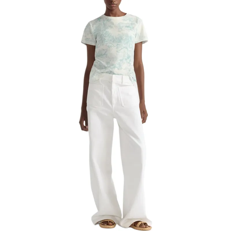 DIOR Dioriviera T Shirt Women's Light Blue-3