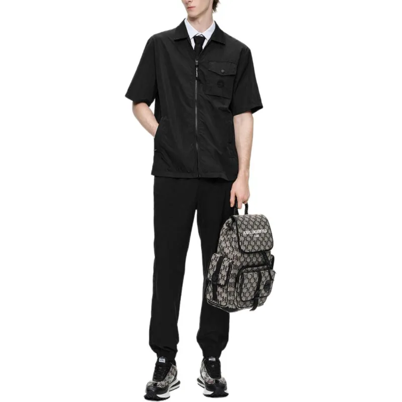 KARL LAGERFELD Shirt Men's Black-1
