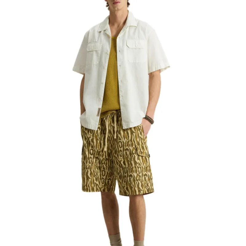WOOLRICH Garment dyed Cotton Shirt-4