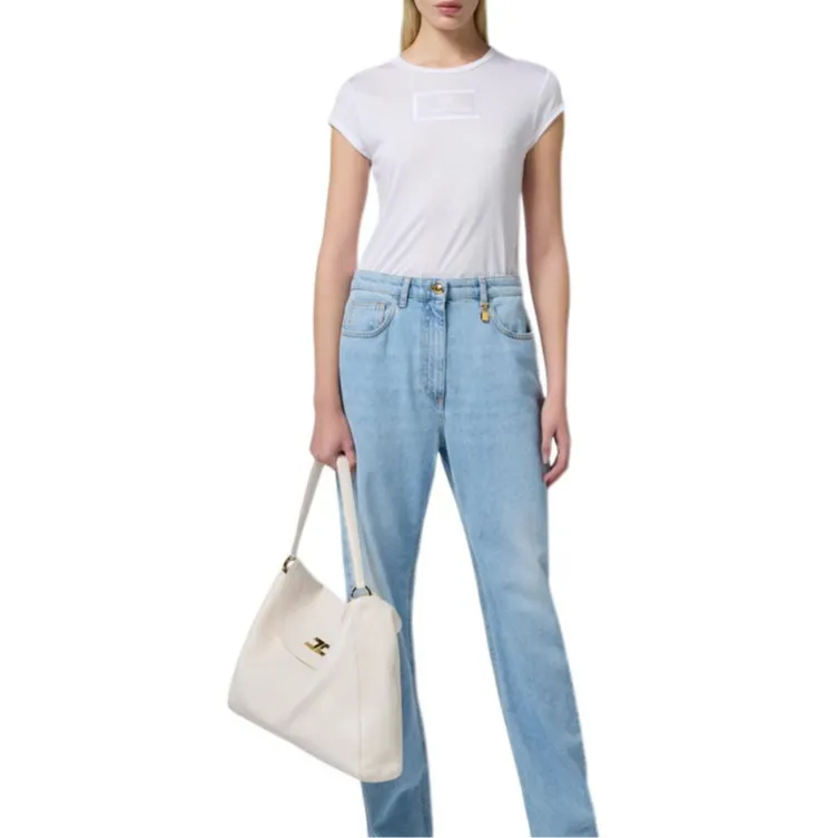 Elisabetta Franchi Embroidered Jersey T Shirt-2