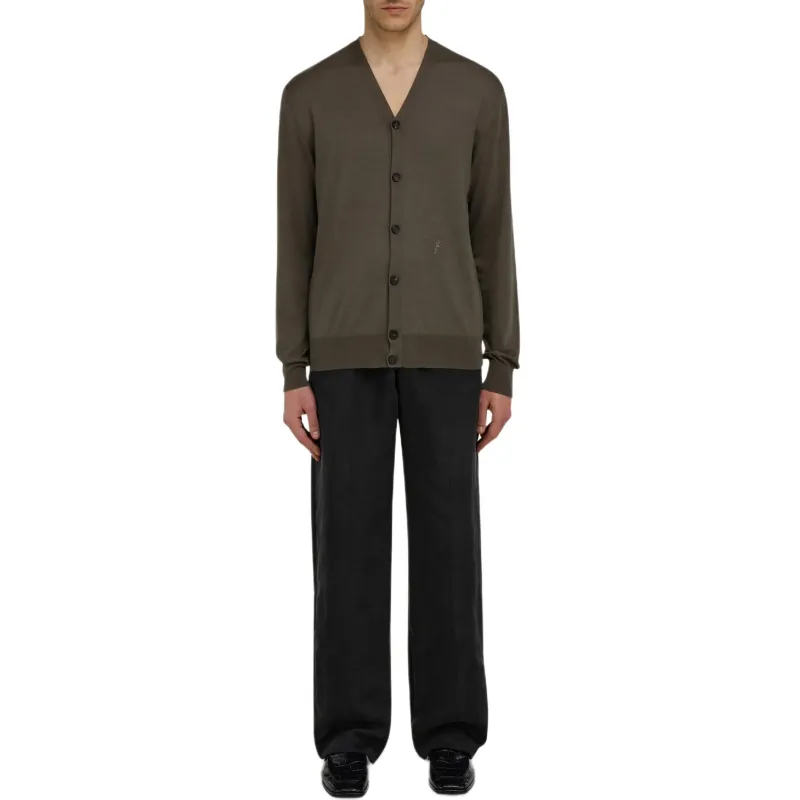 Ferragamo Ribbed Cardigan-2