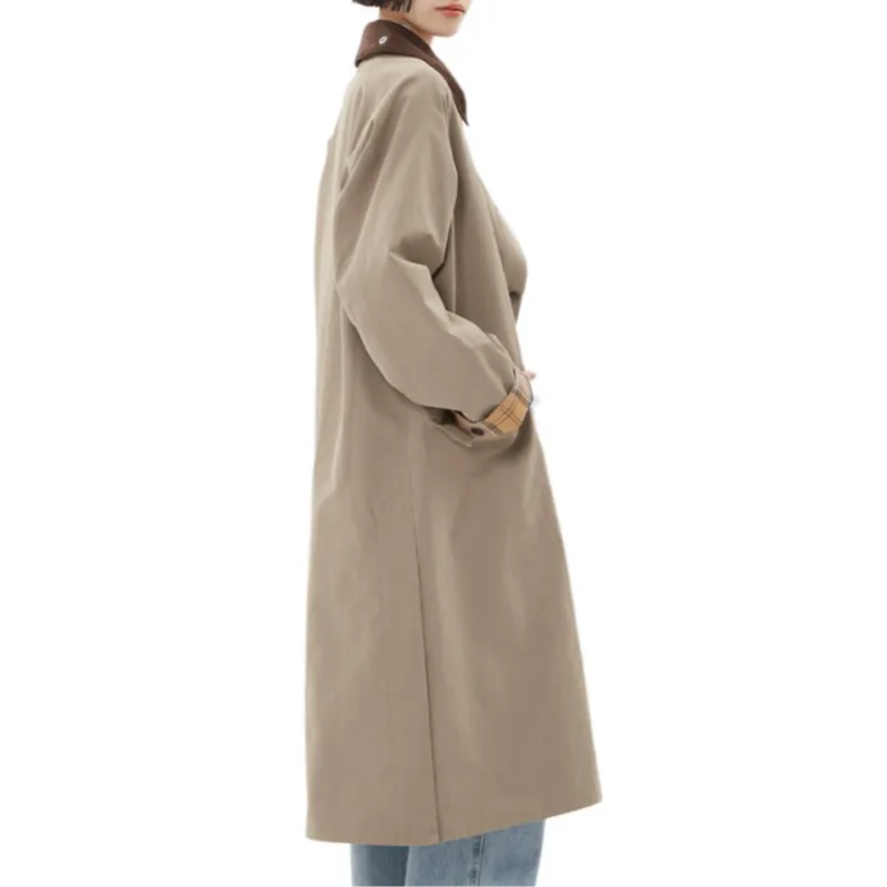 BARBOUR Coats Women's Gray-4