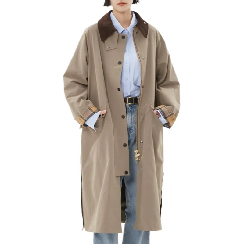 BARBOUR Coats Women's Gray-2
