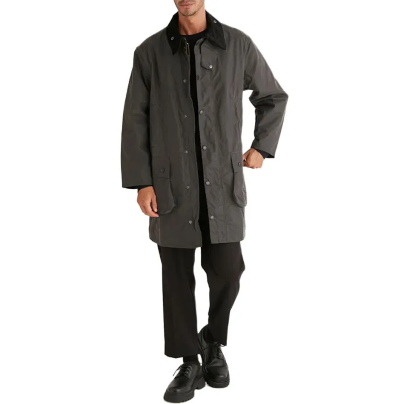BARBOUR Coats Men Gray-1