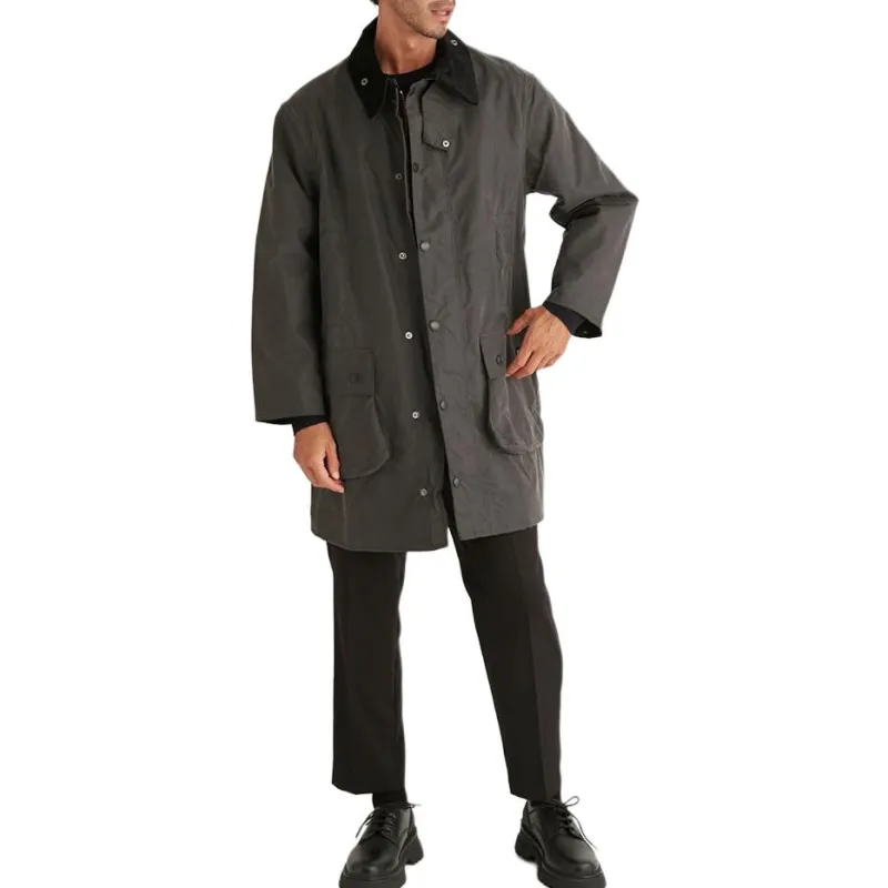 BARBOUR Coats Men Gray-2
