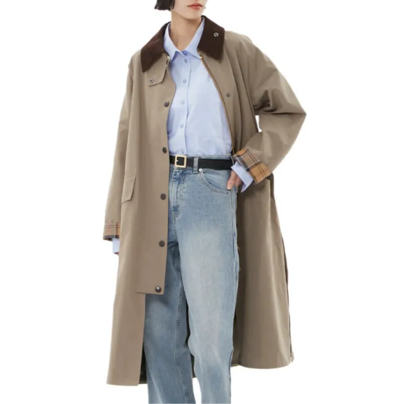 BARBOUR Coats Women's Gray-3