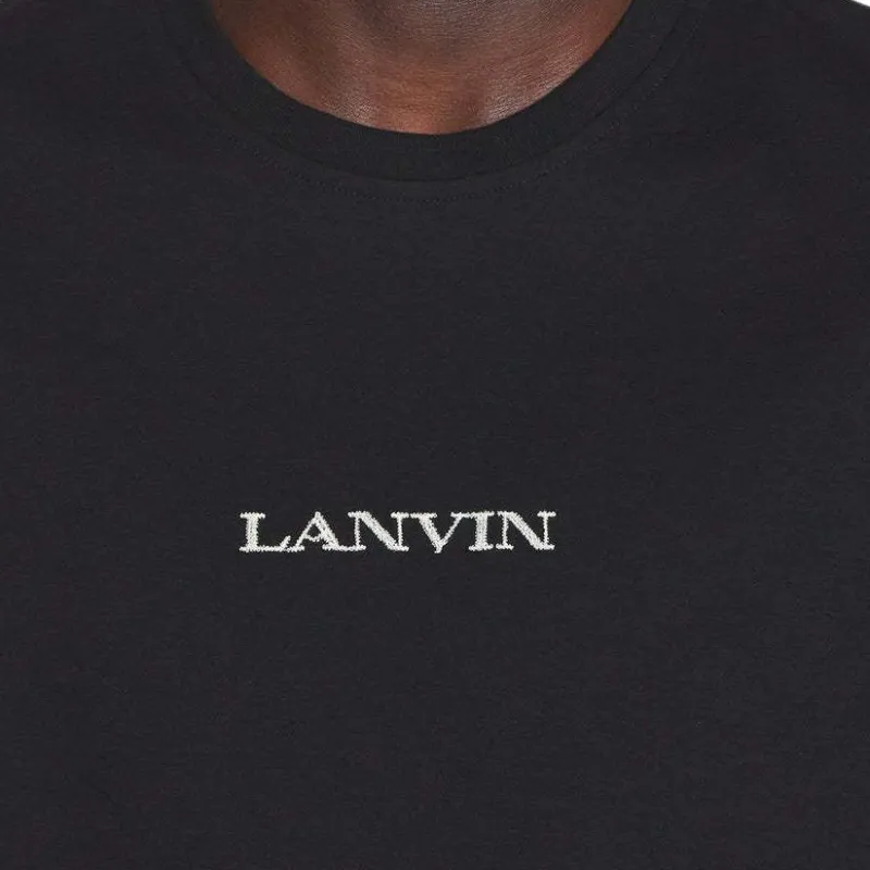 Lanvin Logo Embroidered Classic T Shirt-3