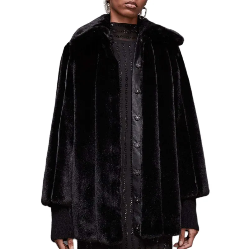 Patrizia Pepe Faux fur Jacket-1