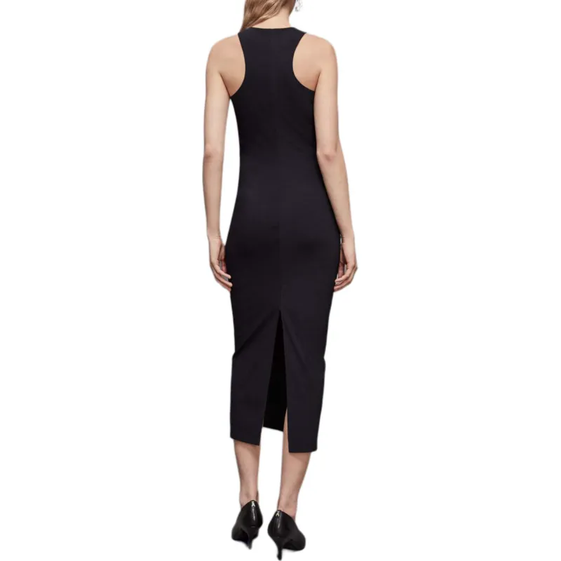 Patrizia Pepe Piercing detail Midi Dress-2
