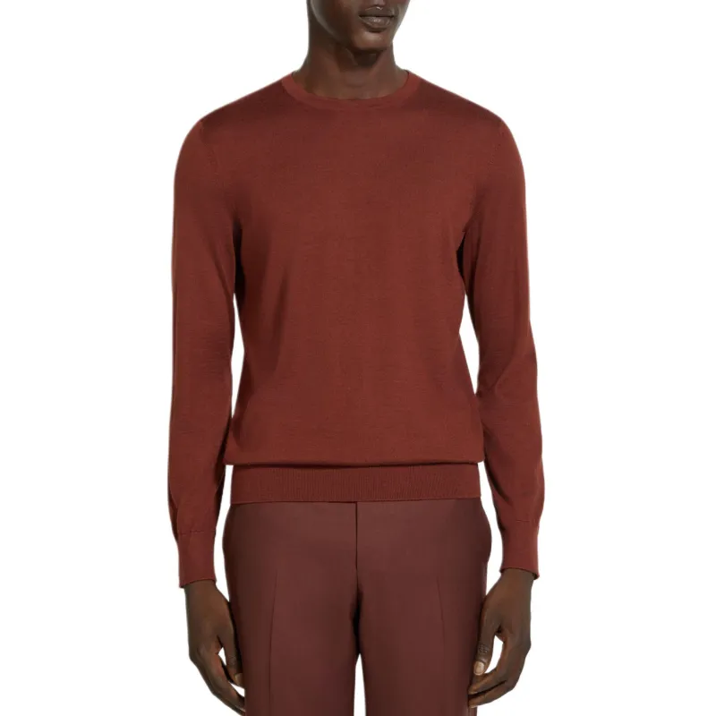 Ermenegildo Zegna Mélange Crew neck Sweater-1
