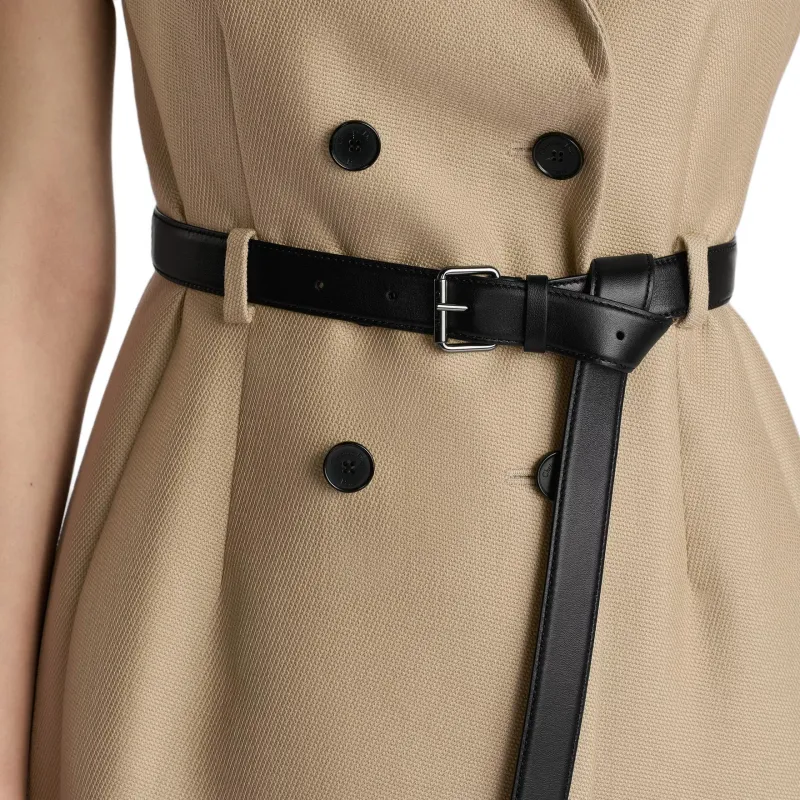 DIOR Short Sleeved Dress Women's Beige-5