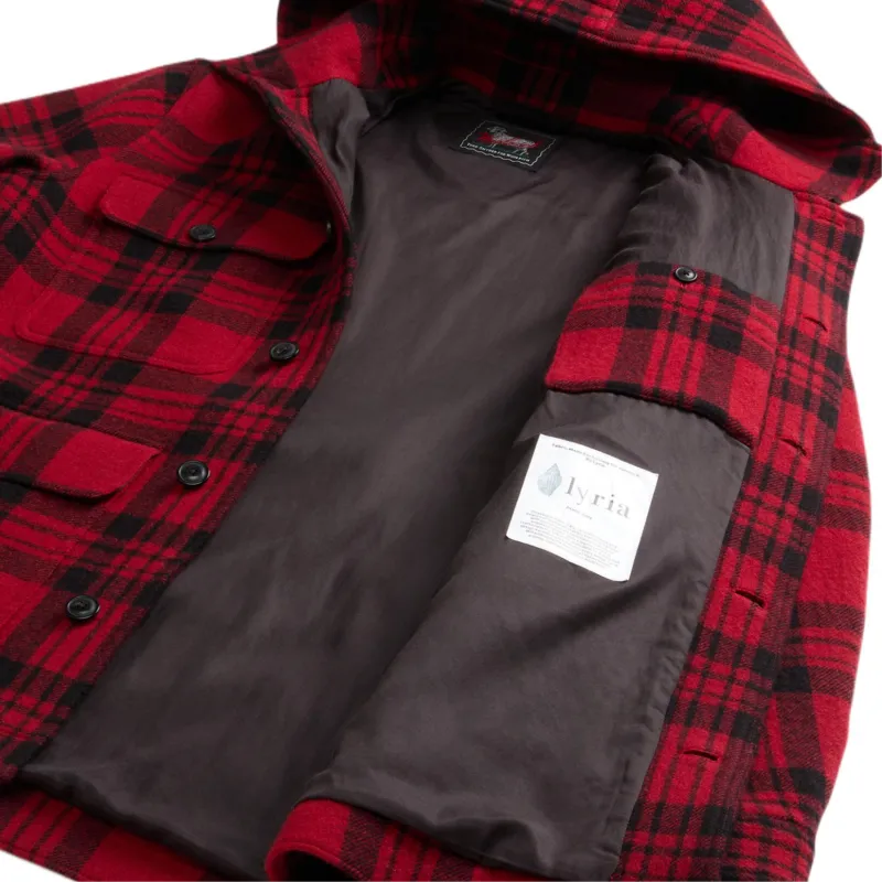 WOOLRICH X Todd Snyder Removable Hood Check Jacket-6