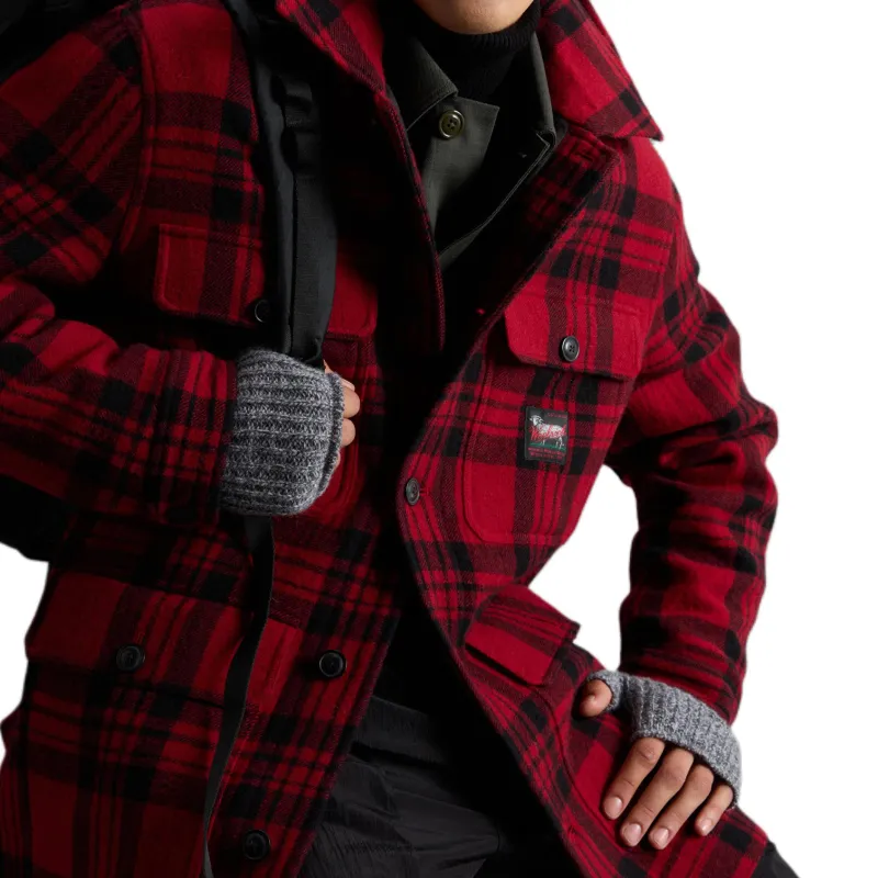 WOOLRICH X Todd Snyder Removable Hood Check Jacket-5