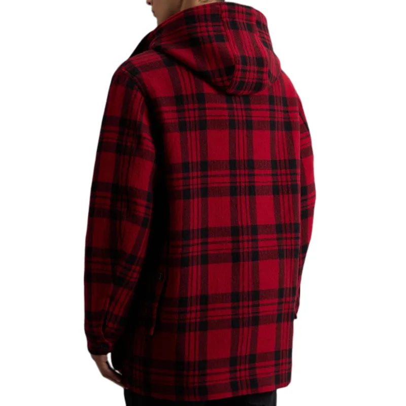 WOOLRICH X Todd Snyder Removable Hood Check Jacket-3