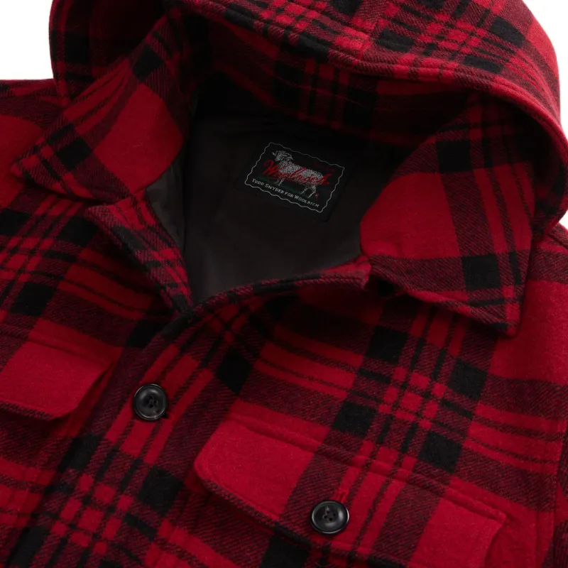 WOOLRICH X Todd Snyder Removable Hood Check Jacket-8