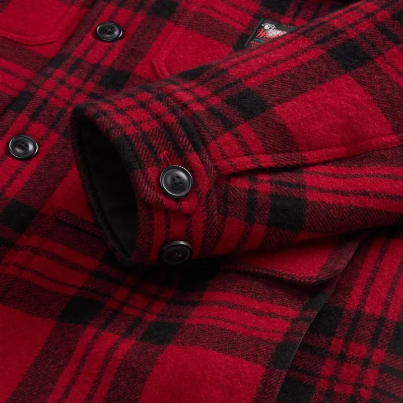 WOOLRICH X Todd Snyder Removable Hood Check Jacket-7