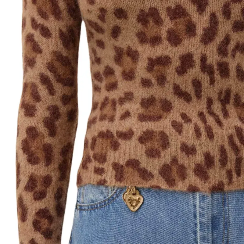 Zimmermann SS25 Sweater Women's Leopard Print-7